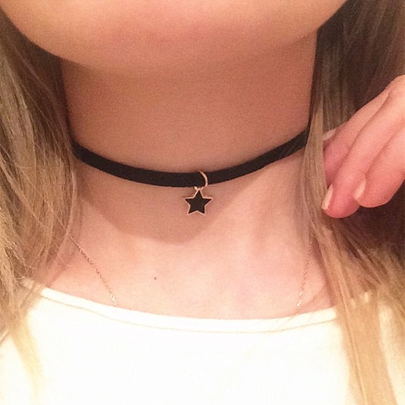 Boutique Jewelry - Star ★ Faux Suede Choker